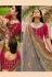 Grey organza festival wear saree 1002