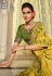 Yellow viscose festival wear saree 7004