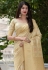 Beige banarasi festival wear saree 6008