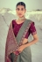 Grey silk festival wear saree 4232