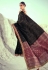 Black silk saree with blouse 4231