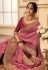 Pink silk festival wear saree 2802