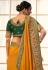 Mustard silk saree with blouse 2805