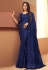 Blue silk festival wear saree 6102