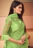 Light green silk festival wear saree 6110