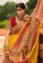 Yellow silk saree with blouse 4803