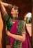 Magenta silk festival wear saree 4804