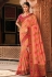 Pink silk festival wear saree 13370