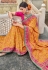 Mustard banarasi silk festival wear saree 5901