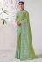 Light green viscose saree with blouse 41613