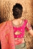 Grey silk saree with blouse 10127