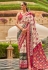 Cream silk festival wear saree 114H