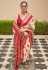 Cream silk festival wear saree 114H
