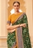 Green silk festival wear saree 242