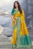 Mustard color silk saree with blouse 1303