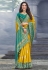 Mustard color silk saree with blouse 1303