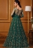 green net embroidered heavy floor length anarkali suit 4731