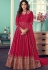 shamitta shetty rani pink georgette embroidered anarkali suit 8544