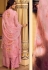 pink georgette straight printed palazzo pakistani suit 22203