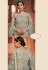 grey net embroidered palazzo pakistani suit 99