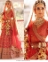 Bollywood Katrina Kaif inspired red silk wedding lehenga choli