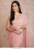 Bollywood Katrina Kaif inspired Peach georgette saree