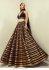 Bollywood Model Black silk lehenga choli
