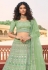 Light green organza embroidered lehenga choli 7218