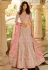 Grey art silk embroidered lehenga choli 7240