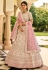 Cream crepe embroidered lehenga choli 7244