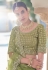 Green soft net a line lehenga choli 8406