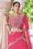 Pink soft net a line lehenga choli 8401