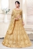 Beige net wedding lehenga choli 136733