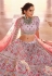 Light purple crepe circular lehenga choli 8507