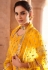 Yellow art silk circular lehenga choli 8508