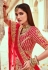 Red silk bridal lehenga choli 103