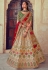 Green silk bridal lehenga choli 109