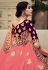 Purple satin a line lehenga choli 4516