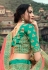 Green satin a line lehenga choli 4503