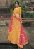 Mustard satin a line lehenga choli 4511