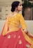 Mustard satin a line lehenga choli 4519