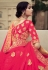 Magenta satin a line lehenga choli 4504