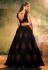 Black organza circular lehenga choli 106a