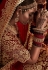 Maroon velvett embroidered bridal lehenga choli 2011