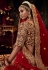 Maroon velvett embroidered bridal lehenga choli 2011