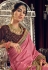 Pink silk festival wear saree 3403