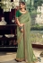 Light green silk festival wear saree 3409
