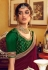 Wine silk saree with blouse 3406