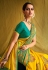 Yellow brasso saree with blouse 1007