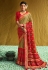 Beige brasso saree with blouse 1011